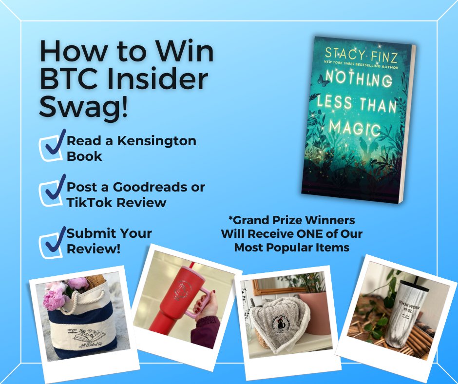 Share your Kensington book reviews with us for your chance to win bookish goodies! ow.ly/UjKF50RSJpr
