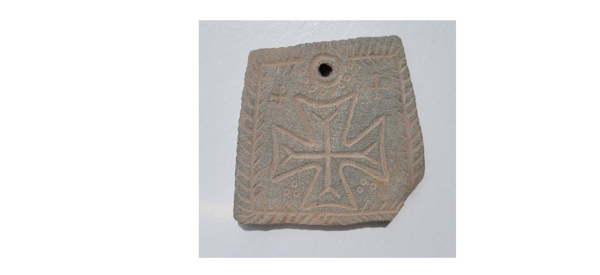 Knights Templar Amulet-oversized pendant, 3 x 3 inches, square freestone, 93 grams, Two founders of knights templars on horse (Hugues de Payens & Godfrey de Saint-Omer) Latin text, seal of the grand masters of the knights templar, “the seal of the soldier of Christ”, verso: