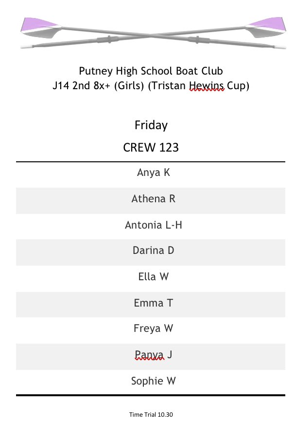 Putney High School Boat Club tweet media