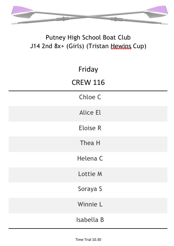 Putney High School Boat Club tweet media