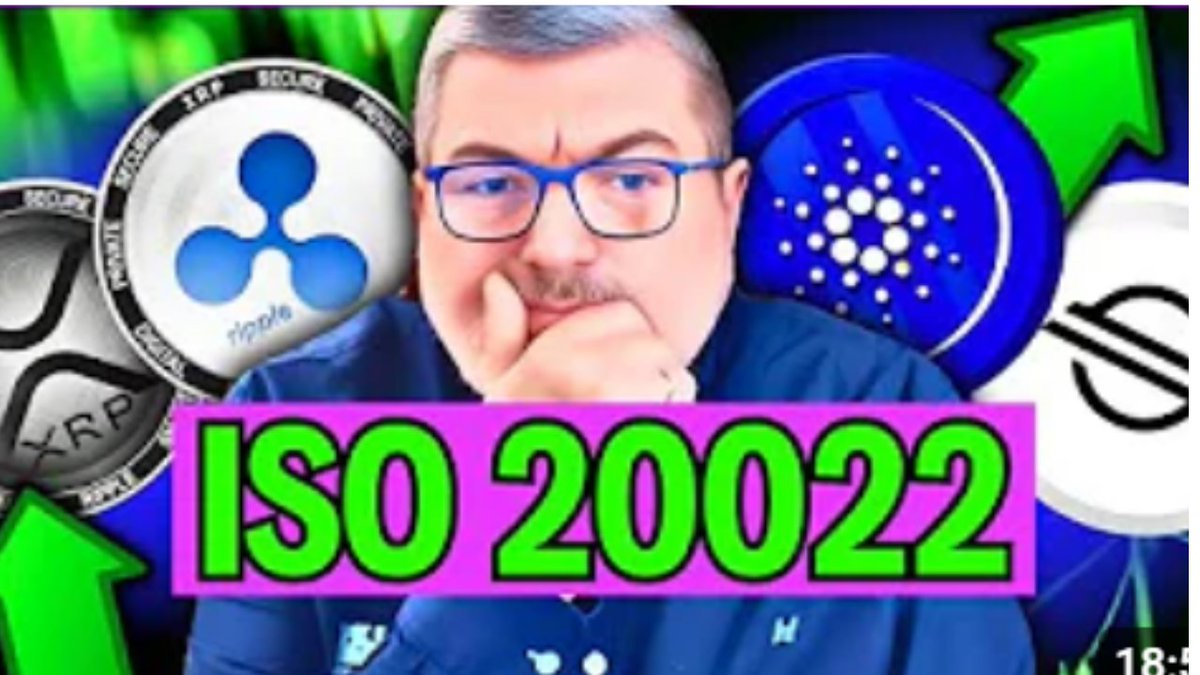 youtu.be/-jmhYbnP95s?si… ¿Que es el ISO 20022? ¿Que va a significar para el mundo financiero y proyectos como @Ripple @StellarOrg @Algorand @XinFin_Official @HBAR_foundation #ripple #XRP #XDC #XLM #Stellar @iota @verge @Cardano_CF @quant_network