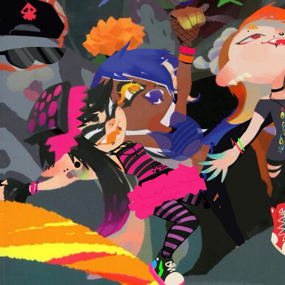 reposting these old scene deepcut and squid sisters edits i made