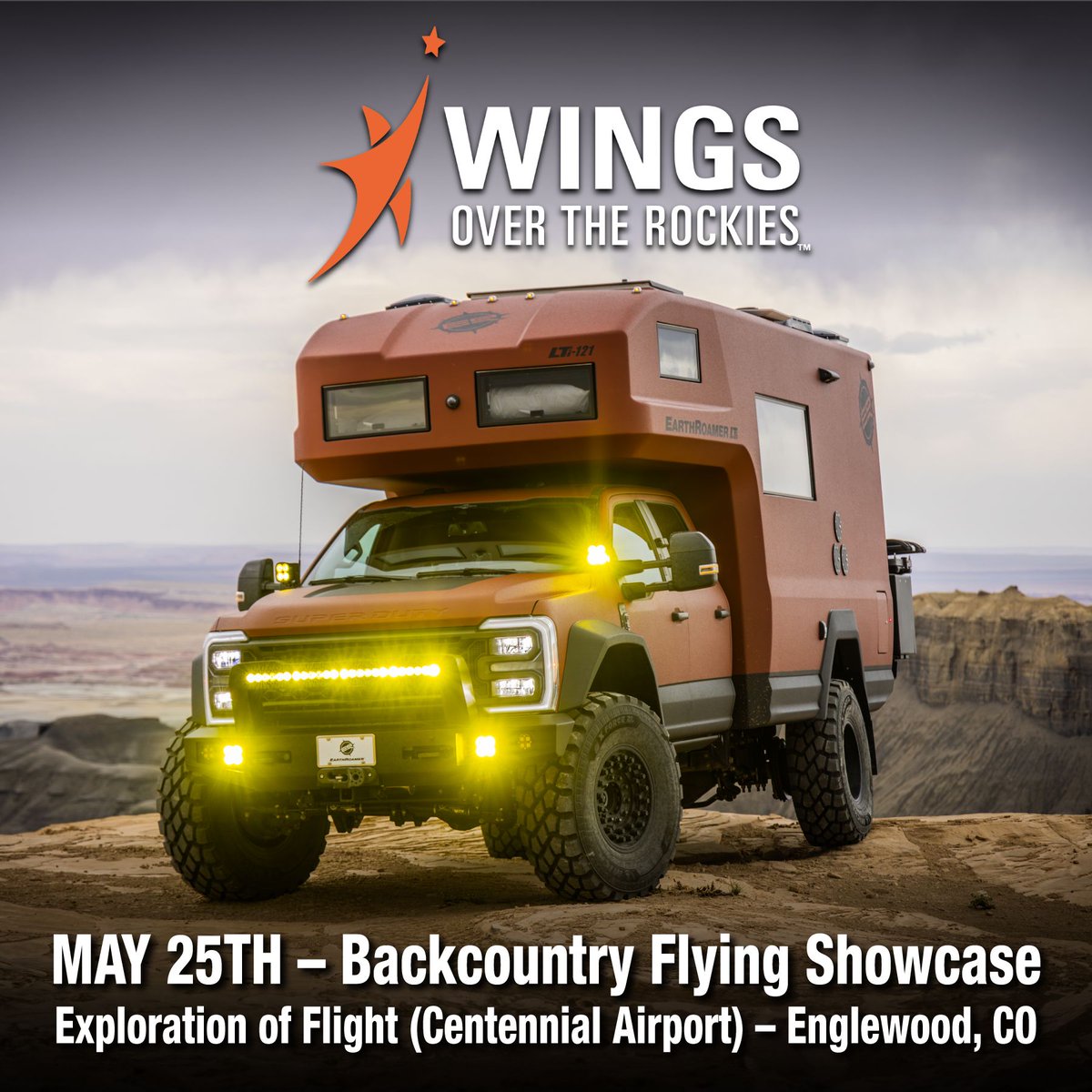We'll be at the Backcountry Flying Showcase in Englewood, CO this Saturday! Come out and enjoy some backcountry flying and check out LTi in our booth! · · · #earthroamer #offroad4x4 #expeditionvehicle #campinglife #overlanding #4x4life #4x4trucks #vanlife #vanlifeadventures