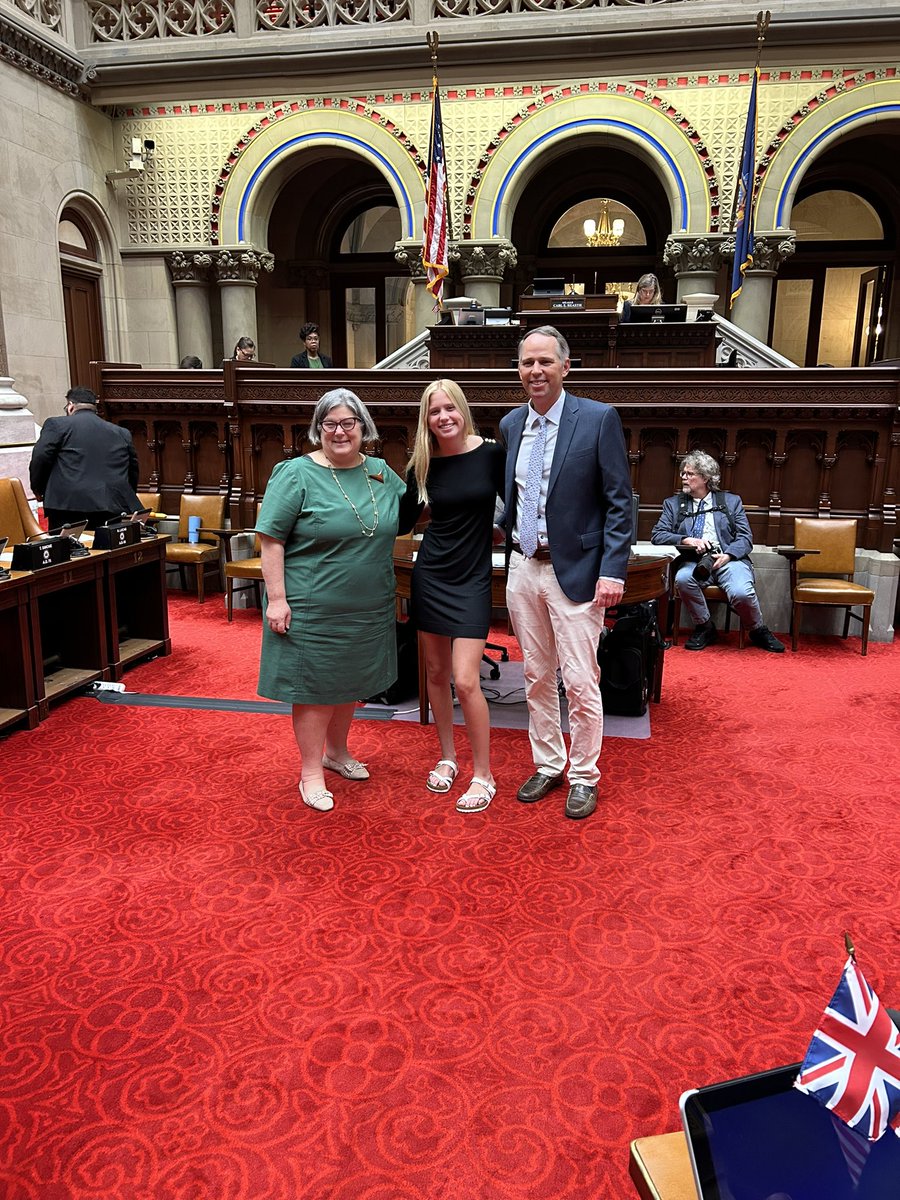 Our Boys Basketball team and Alpine Skier, Piper Dock were recognized this morning at the State Capitol for their respective State Championships! Thank you to Assemblywoman Woerner and Senator Stec for the incredible honor!