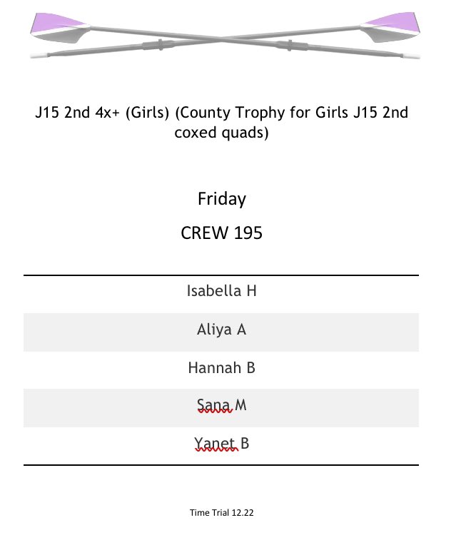 Putney High School Boat Club tweet media