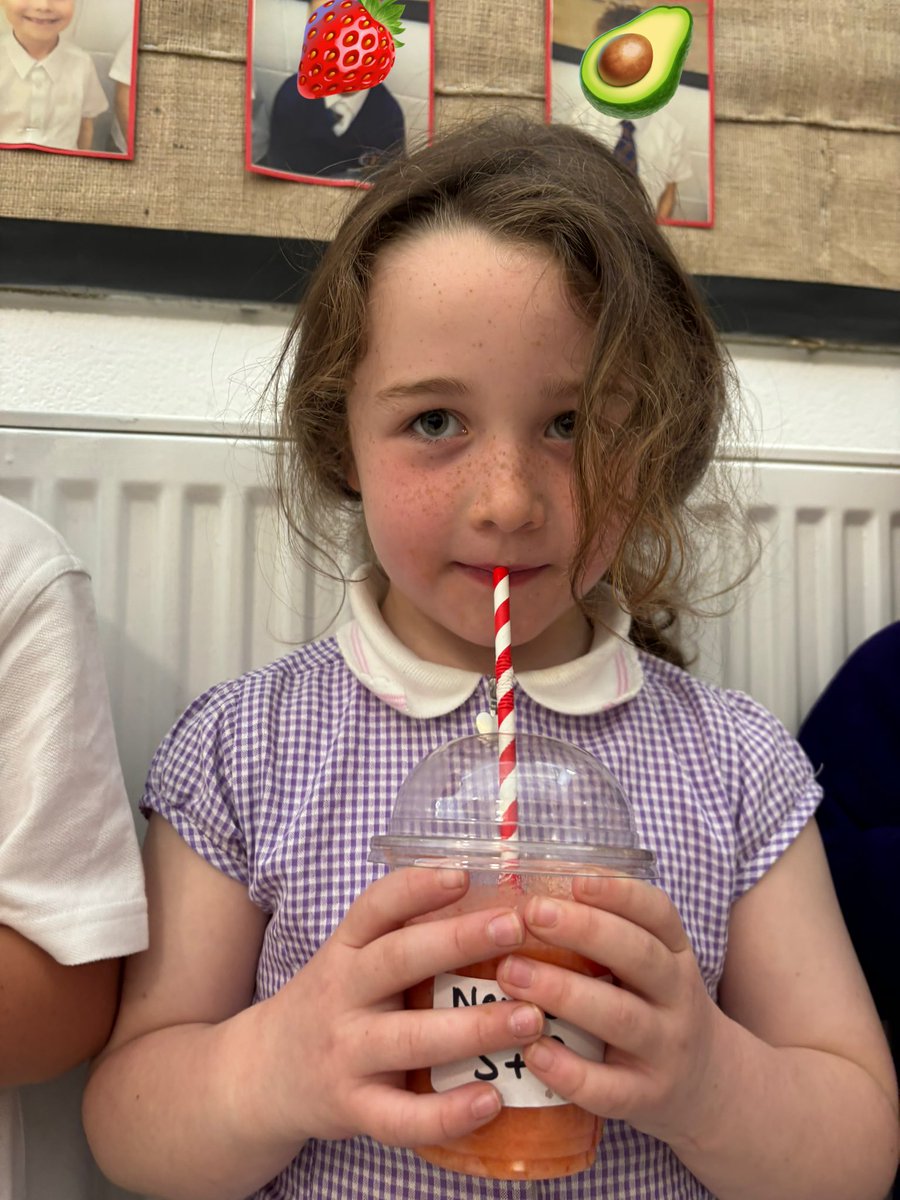 Emmaus_School's tweet photo. 🥤First sips of our delicious ‘Rainbow Punch’ smoothies! 🌈 We researched, designed and made our own tasty smoothies, filled with fruit we prepared ourselves. 🍓They were super tasty! 🍌🍍#emmausyearone @kapowprimary https://t.co/xRS90w8d4G