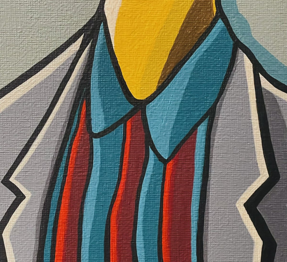 Smile 😄
Acrylic on canvas 
40x50cm 
#mookman #mookmannft #art #painting #character
