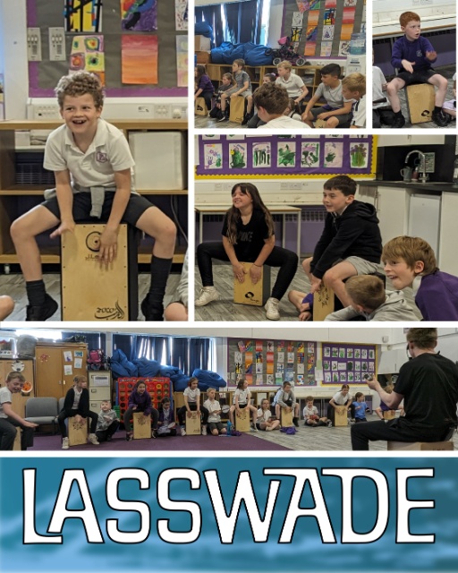 RhythmResource's tweet photo. What an amazing day drumming with the @lasswadeps students from P1 to P6! They dived into Afro-Peruvian rhythms, created some funky #FunkMusic beats, and explored vibrant #AfroBrazilian grooves on the #Cajon drums. #AwesomeStudents #CreativeLearning #FunWithDrums ๐๐ฅ https://t.co/mFpDazvGud