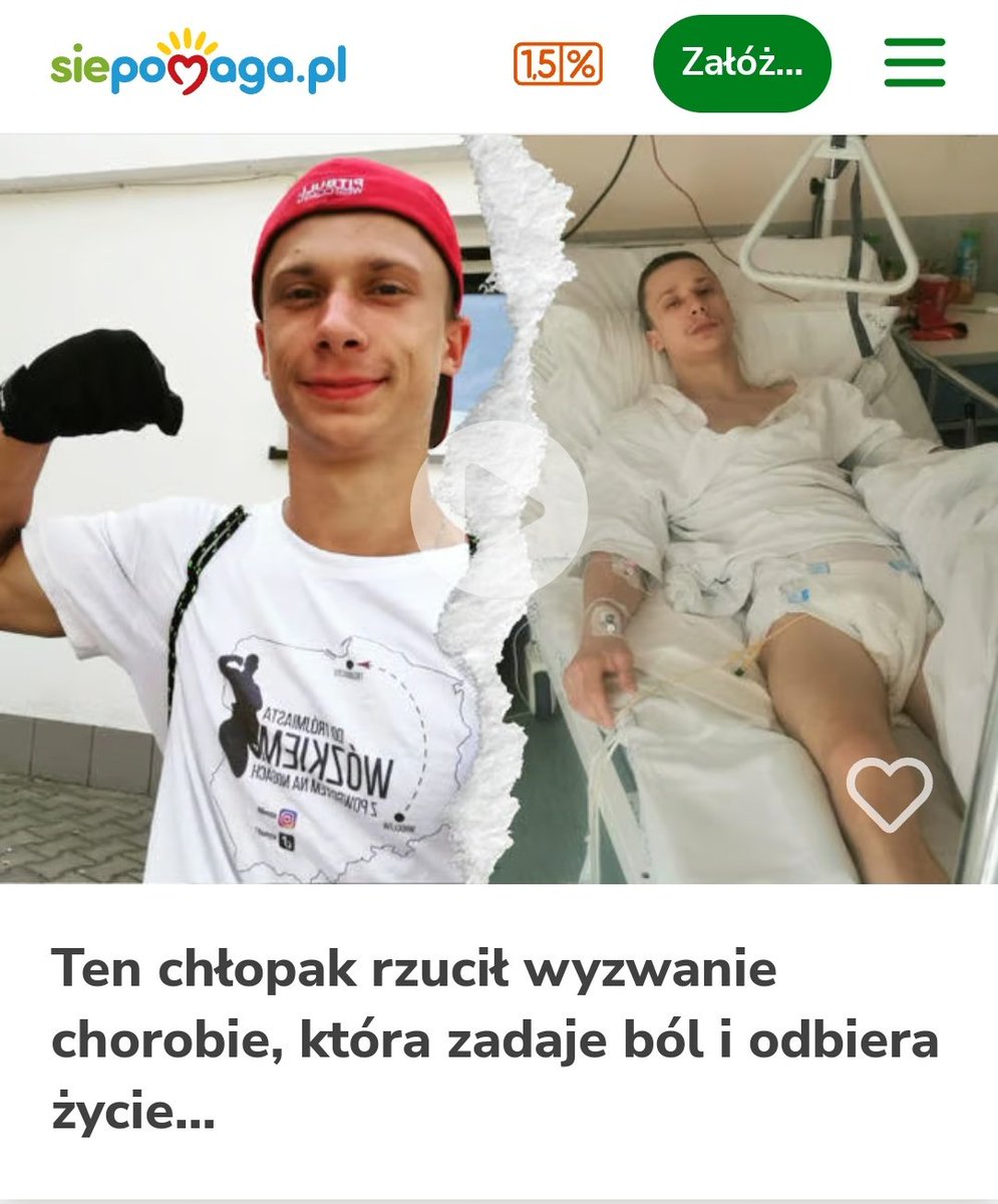 WAŻNE!

Młody chłopaczek pokonuję trasę Wrocław - Lizbona i relacjonuje to na tik toku po to żeby zebrać hajs na operację brata. Bardzo drogą i skomplikowaną operację. Rodzina jest najważniejsza i ten chłopak to rozumie.

Więc bardzo was proszę o wpłatę. Nie ważne ile. To nie