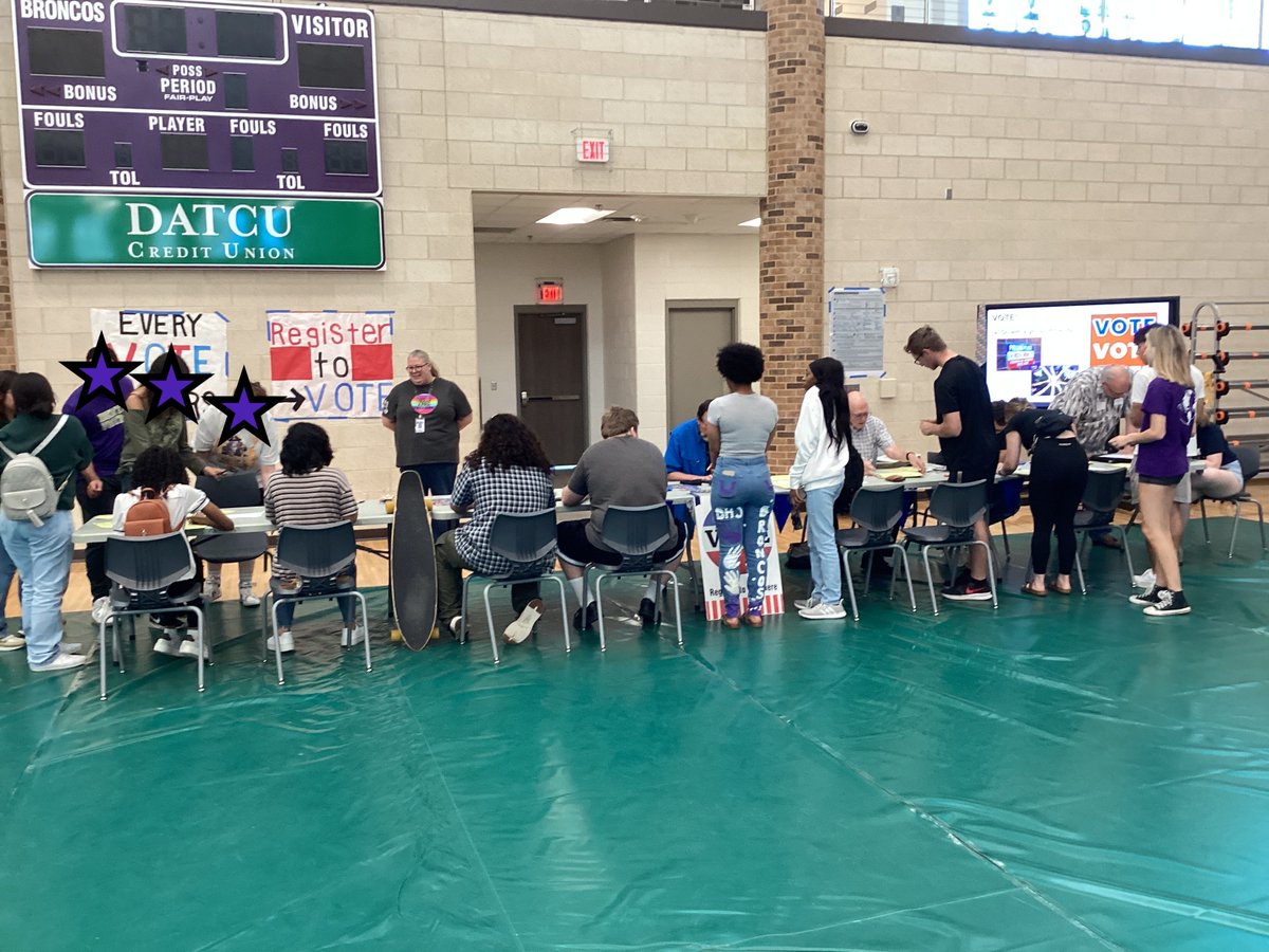 Denton H.S. Library (@dentonhslib) on Twitter photo Way to go Senior Broncos on getting registered today! <a href="/Denton_High/">Denton High School</a> <a href="/dentonisdlib/">Denton ISD Libraries</a> <a href="/dentonisd/">Denton ISD</a> @DentonVoteGroup #DentonISDengaged Way to go Senior Broncos on getting registered today! <a href="/Denton_High/">Denton High School</a> <a href="/dentonisdlib/">Denton ISD Libraries</a> <a href="/dentonisd/">Denton ISD</a> @DentonVoteGroup #DentonISDengaged