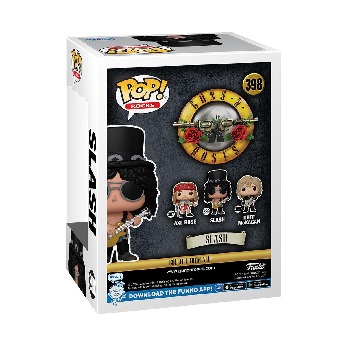 #slashnews

Un nuevo modelo Funko Pop Slash, estará disponible  desde el 14 de agosto de 2024. 
Se trata de Slash versión años 90 en Guns N’ Roses, también se puede comprar a Duff y Axl. 

Ya esta en preventa en Amazon a 13 dolares. 

🤘🎩🌎

#slash #gunsnroses #funkopop #funko