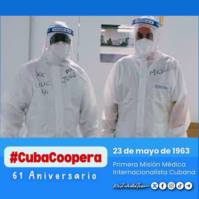 #CubaPorLaVida
#CubaCoopera
@cubacooperaven 
@mmcvencar 
@bejumacar