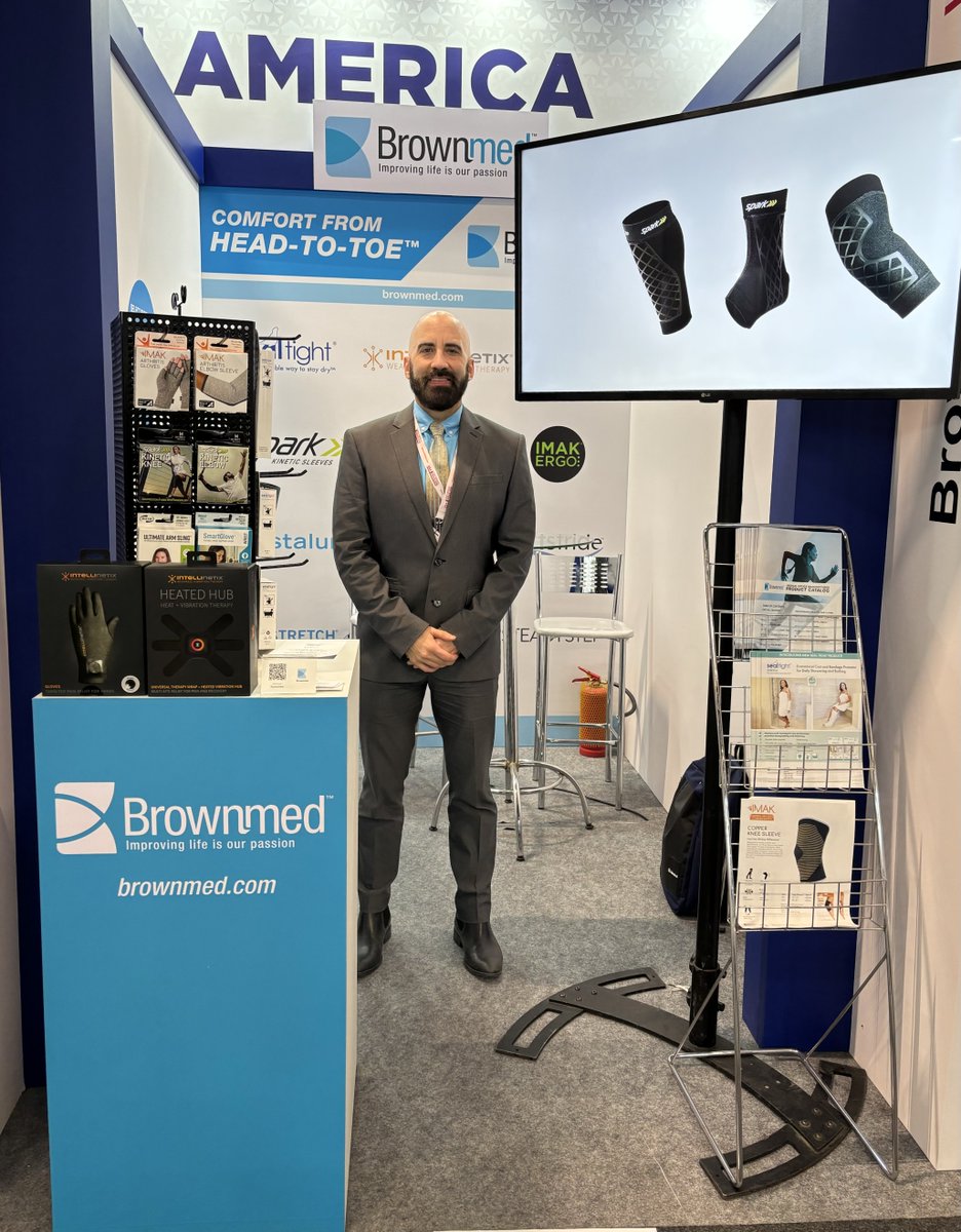 Greetings from #Hospitalar! 🏥 Experiencing this event firsthand has been an unforgettable journey. Don't miss your chance to meet us at booth E-280-A. In frame, our dynamic duo - International Sales Director, Dan Stierley, and International Sales Coordinator Murad Orujov!
