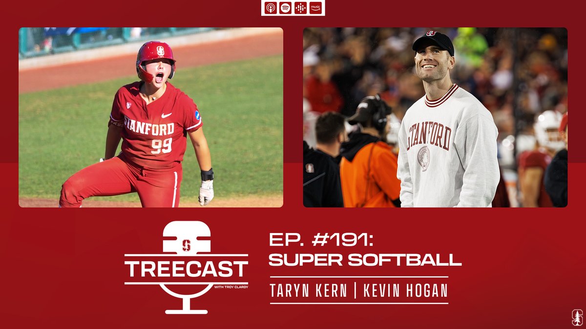 New TreeCast for you, Card fam! 🌲🎧 🥎 @tarynkern2022 previews this weekend's Super Regional for @StanfordSball 🏈 Catch up with @StanfordFball legend @khoagie8 Listen + subscribe » GoStanford.com/TreeCast