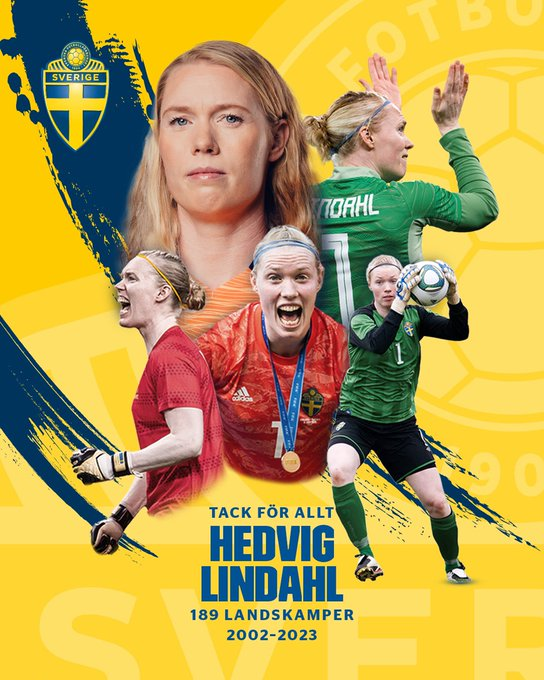 😢 Hedvig Lindahl anuncia su retirada a los 41 años tras una extensa carrera en la que ha pasado por equipos como Linköping, Chelsea, Wolfsburgo o Atlético de Madrid

🇸🇪 La veterana guardameta sueca fue 189 veces internacional, y se convirtió en el portero hombre o mujer con más