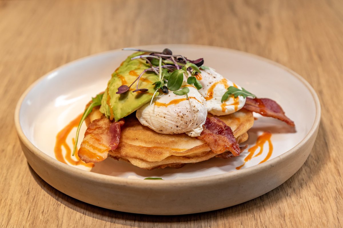 Treat yourself to our bestselling dish, Bacon, Avo & a Poached Eggy at #WolfysBar! Perfectly poached egg, crispy bacon, and creamy avocado on a plate. 😍 #BrunchGoals #DeliciousDishes linktr.ee/wolfysbar