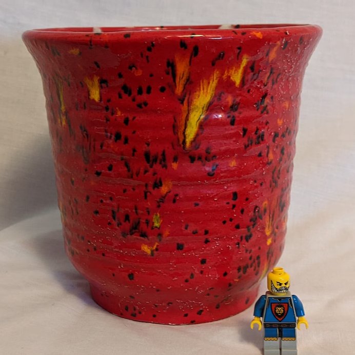Boondockfinds's tweet photo. Spatterware Splatter Signed Dated 1984 https://t.co/XJWG9RTwJZ via @Etsy #pottery #vintage #handmade #Spatterware #splatterware #orange #retro #etsyvintage #gardentime https://t.co/PNrNBVhu3a