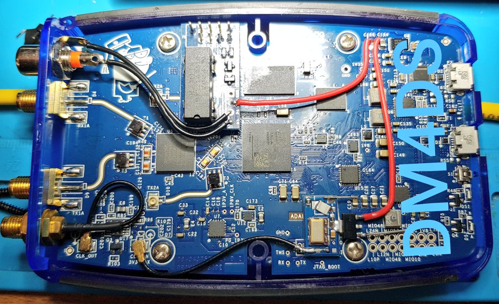Not exactly sure with the numbers but it's over 200 #repaired Plutos!

This one is from a #German club #station. 

The #USB3320 was dead.

You also see the #PTT mod and the internal 0.1ppm #TCXO mod by me. 

It will be back in action soon. 

Vy73
#Sandor 
#DM4DS