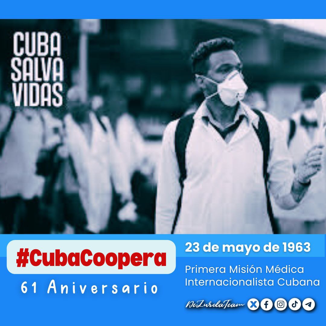 Más que médicos, serán celosos guardianes de lo más preciado del ser humano; apóstoles y creadores de un mundo más humano.” 
#40AniversarioUCCM 
#CubaPorLaVida 
#CubaCoopera