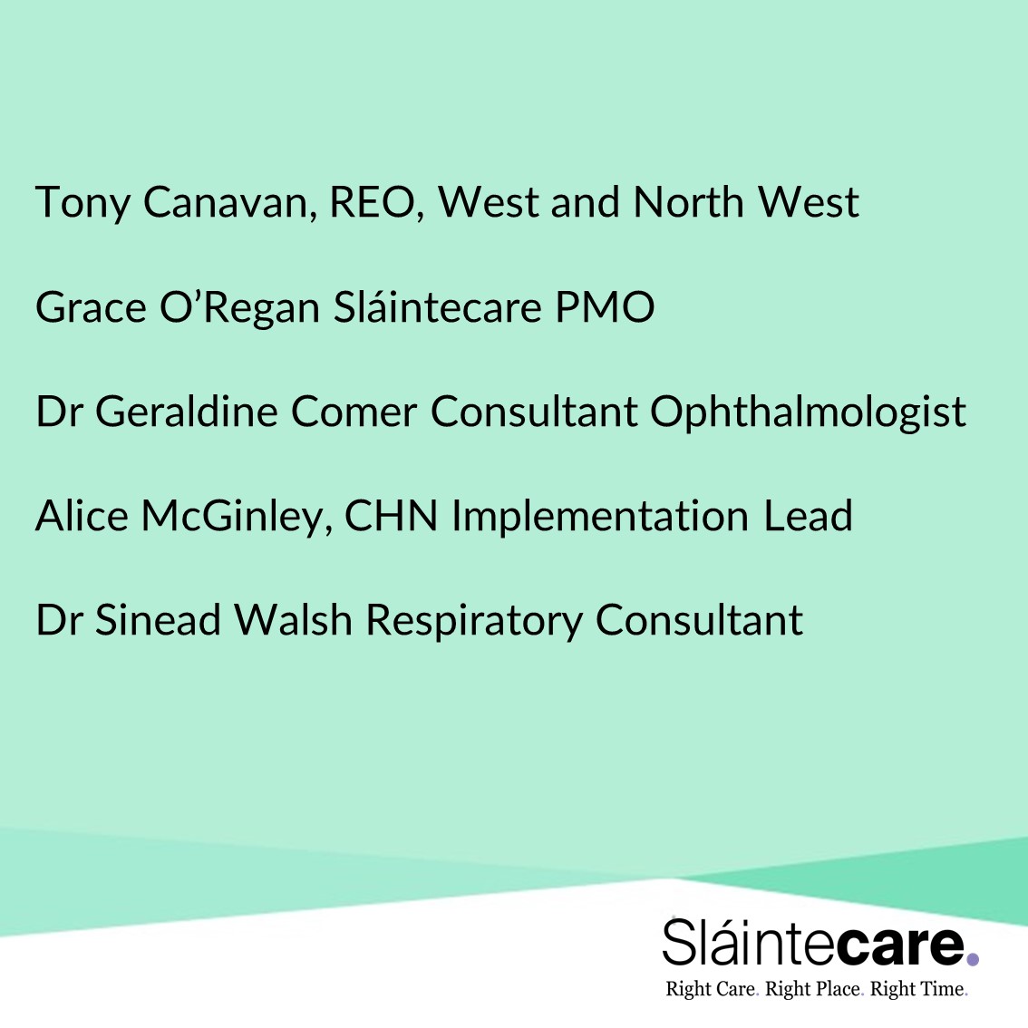 Speakers and panelists today Include:
#RightCareRightPlaceRightTime <a href="/HSELive/">HSE Ireland</a>