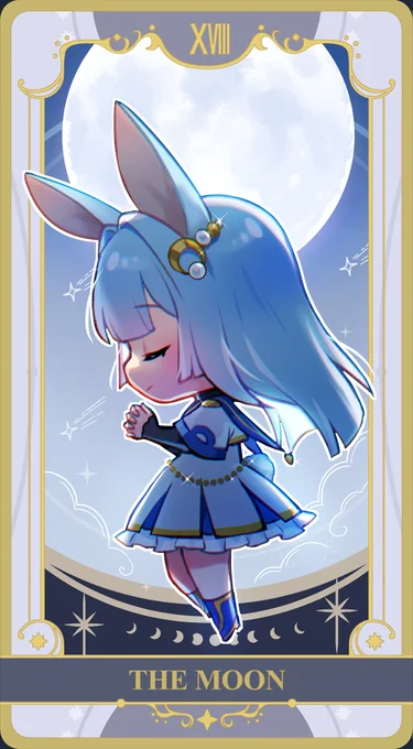 【 TAROTORIA 】   XVIII / THE MOON (月)      XVII / THE SUN (太陽)   #original 