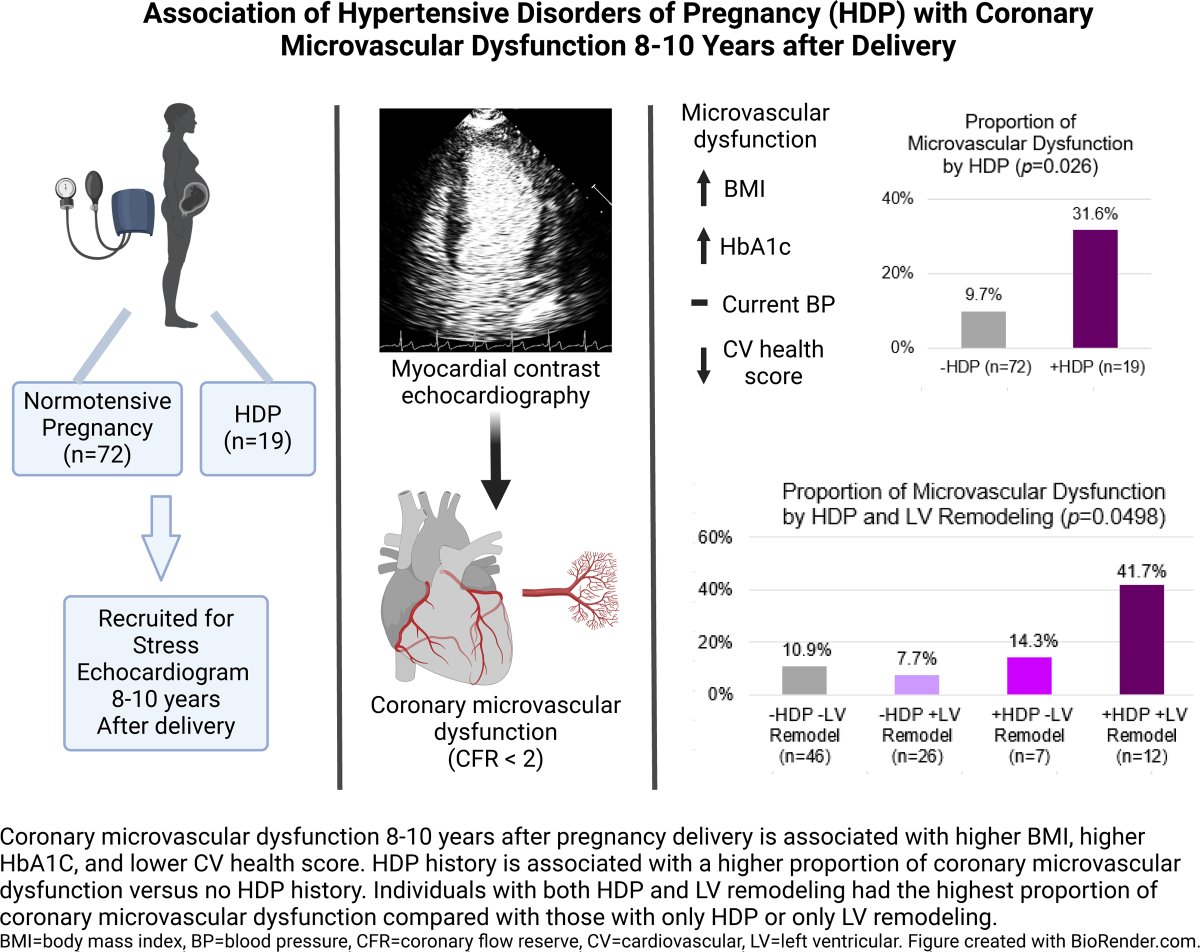 Individuals with history of hypertensive disorders of pregnancy demonstrate higher proportion of coronary microvascular dysfunction 8-10 years after delivery than non-HDP counterparts 🔗:ahajournals.org/doi/10.1161/CI… @PittCardiology @CircImaging #Circulation #Pregnancy #hdpyargılıyor