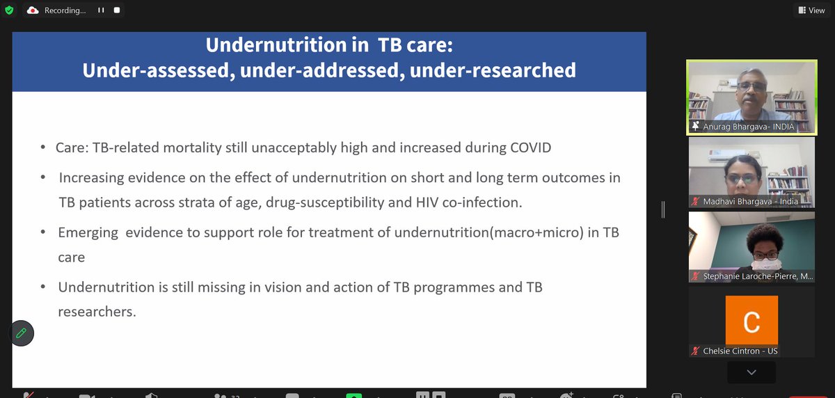 Madhavi Bhargava (@dr_madhavib) on Twitter photo TB Nutrition course <a href="/McGillGHP/">McGill Global Health Programs</a> Summer Institute
Day: 2
<a href="/dranuragb/">Anurag Bhargava</a> says #TBUndernutrition is underassessed, under addressed and under researched! TB Nutrition course <a href="/McGillGHP/">McGill Global Health Programs</a> Summer Institute
Day: 2
<a href="/dranuragb/">Anurag Bhargava</a> says #TBUndernutrition is underassessed, under addressed and under researched!