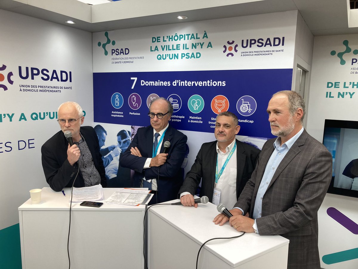 🔴 Dernière intervention de #LaTélédesPSAD de <a href="/parisSANTEXPO/">SantExpo</a> avec Michel Chassang vice président du <a href="/lecese/">CESE</a>, le vice-président de la <a href="/FEDEPSAD/">Fédération des PSAD - #SantéDeProximité</a> Patrice RIXEIN et Pierre Bourcier administrateur de l’#UPSADI.