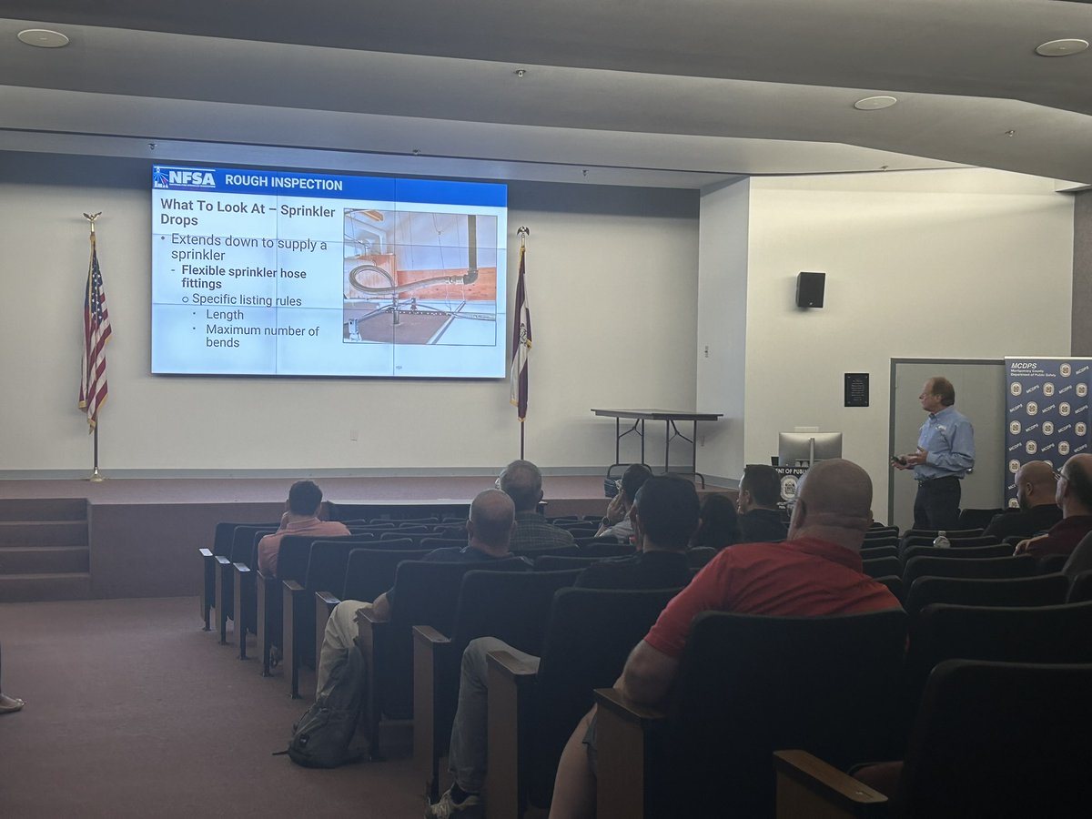 NJFSAB's tweet photo. The NFSA Mid Atlantic Team hosted training the past two days at both Montgomery Fire Academy in Pennsylvania and at Local 696 in Milburn NJ. A BIG thank you to Jon Nisja for coming out to deliver Rough and Final Inspection of Sprinkler Systems. Both classes were a huge success! https://t.co/IGnGEq27A9