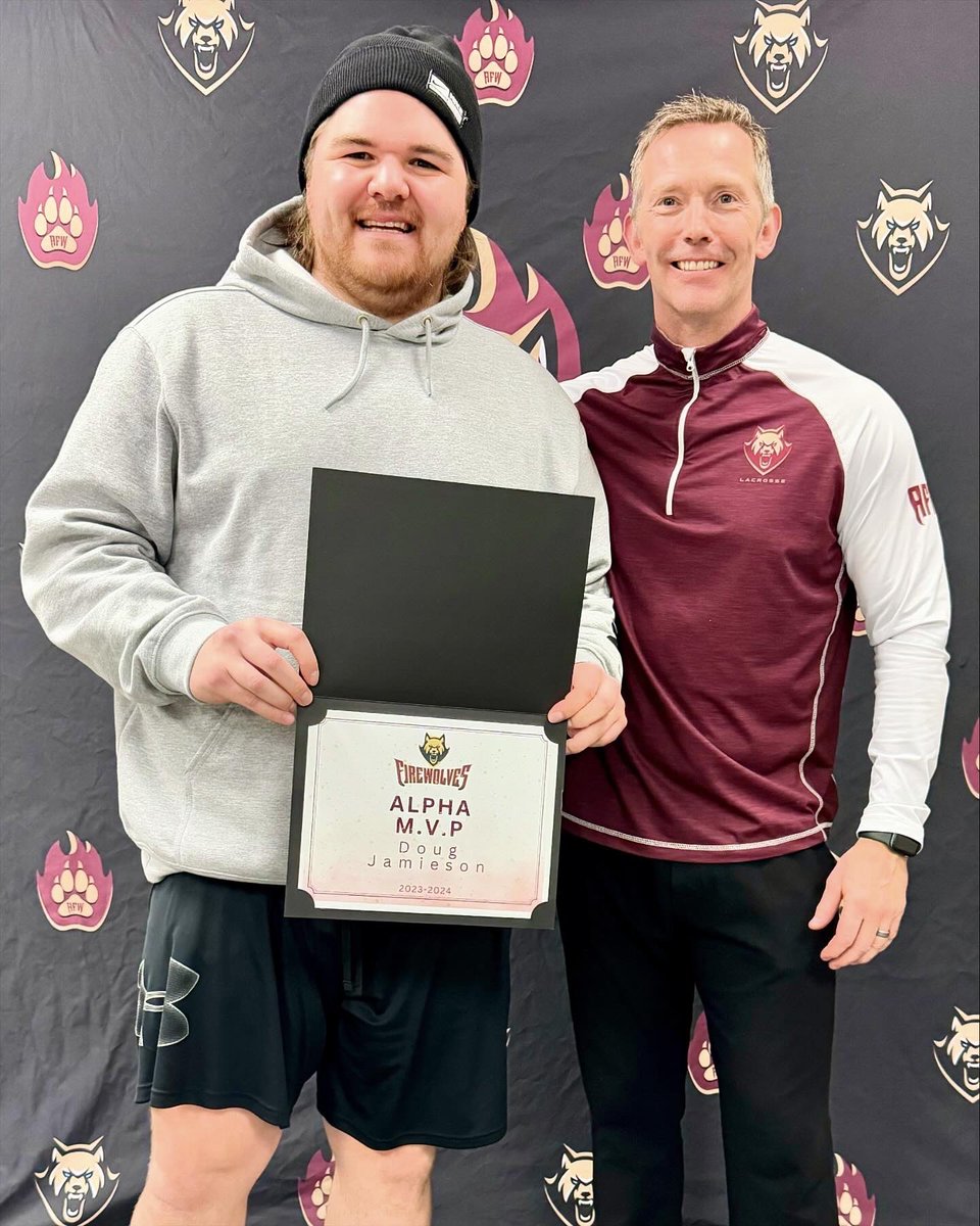 A rock between the pipes all season long, a leader in the room and a fan favorite!

Doug Jamieson was named the Alpha MVP by his teammates.
