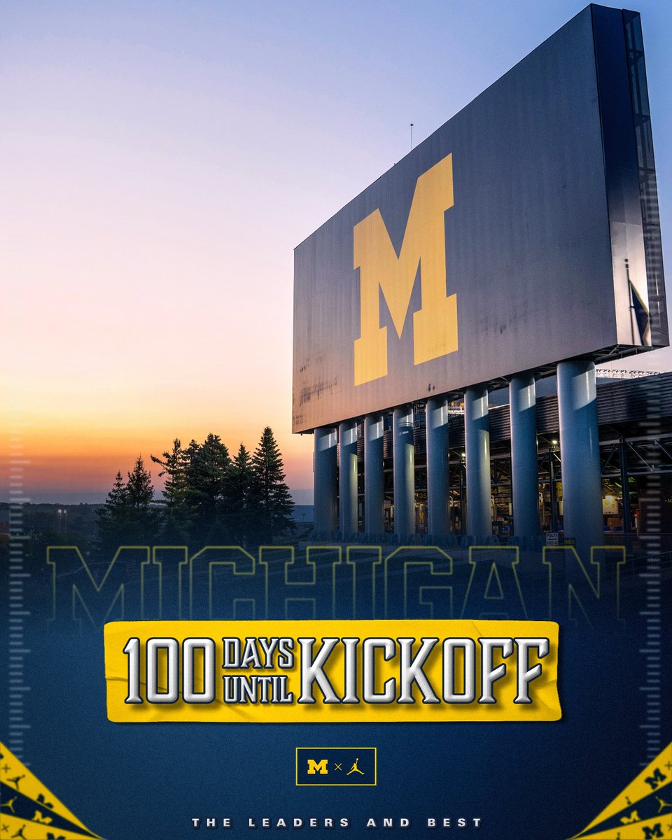 Let the countdown begin! #GoBlue