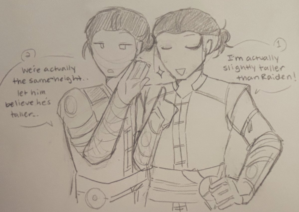realitybroken_'s tweet photo. Just a thought, I think of most of the characters have same/similar heights

#raiden #kunglao #railao #mk1 https://t.co/GBpQyLgGEr