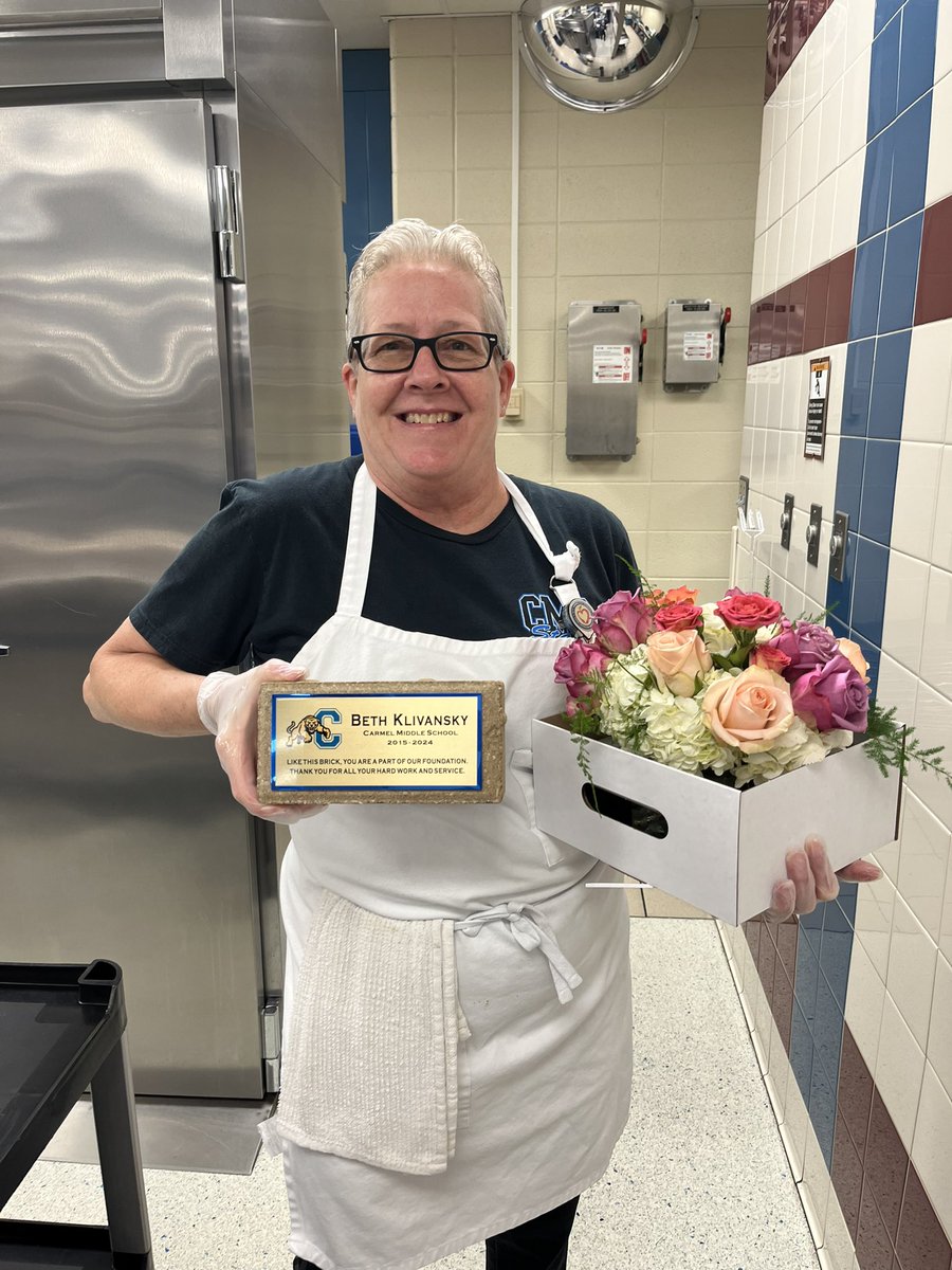 We sure will miss Beth!  Thanks for all your years at Carmel Middle School!