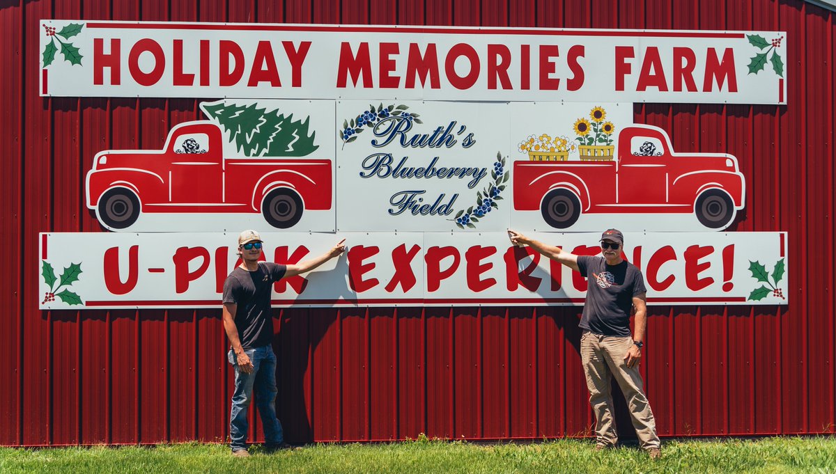 In a week or two, families will be out in the blueberry fields at Holiday Memories Farm, enjoying a fun day at the farm. What they don’t see is owner Gary and his protege Ryan working tirelessly behind the scenes. #MemberSpotlight mdfarmbureau.com/holiday-memori…