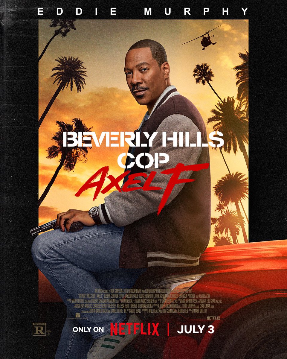 Foley, Axel Foley. Il 3 Luglio per #EddieMurphy sarà di nuovo occasione di mettere a soqquadro il 90210: ecco il Trailer (youtu.be/aZw24x5_m0Q) per #BeverlyHillsCopAxelF, il quarto capitolo della saga, a trent'anni dal precedente. #BeverlyHillsCop #AxelFoley #Cinema