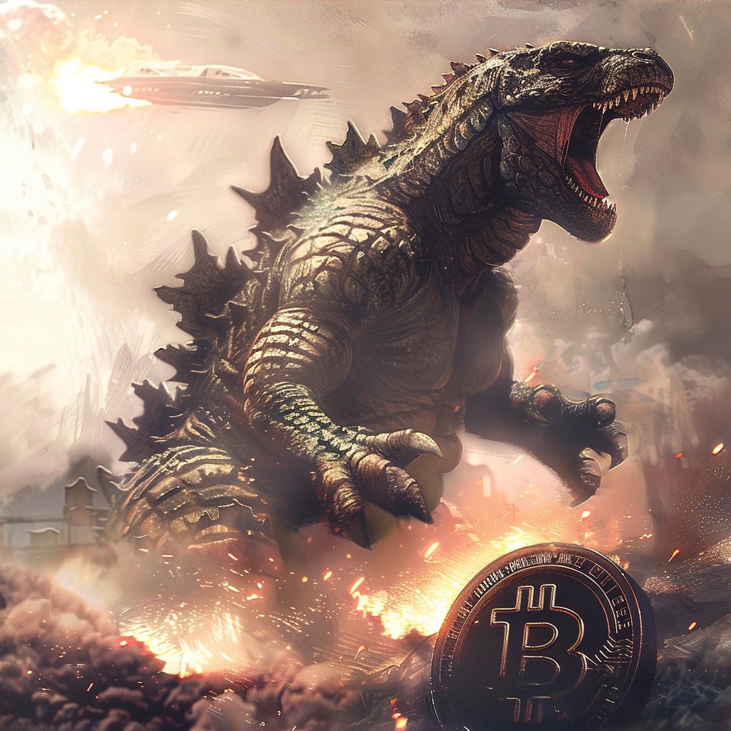 All your models are destroyed when Godzilla arrives. #Bitcoin