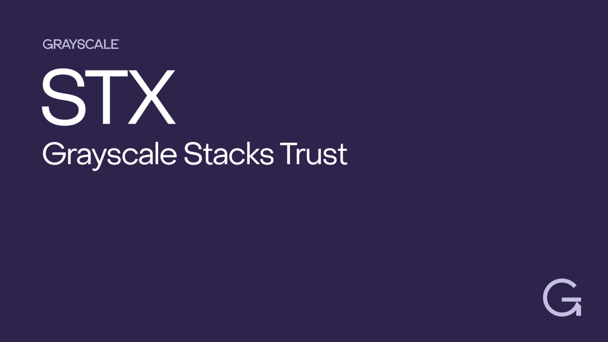 Grayscale's tweet photo. $STX helps to bring smart contracts and decentralized apps (dApps) to the #Bitcoin ecosystem. This integration allows for the creation of dApps and smart contracts with the network security and stability of the #BTC blockchain. 
Learn more about STX: https://t.co/ejW7MwAZMM 3/3 https://t.co/CWUaiPpjoa