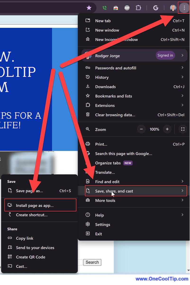 OneCoolTip's tweet photo. 🌐 Transform Your Favorite Websites into Desktop & Mobile Apps! 📱💻
https://t.co/0zmnvGlocg
#Chrome #MicrosoftEdge #ChromeApps #EdgeApps #PWAs #ProductivityHacks #WebApps #TechTips #OneCoolTip @OneCoolTip
RT to spread the word! 🌟 https://t.co/1SwfeATETt