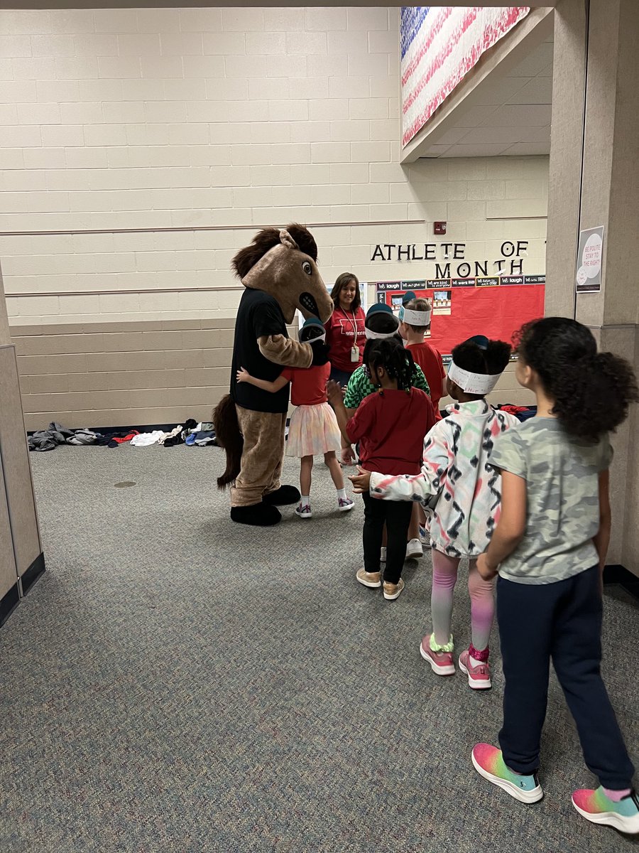 What a wonderful welcome to our last round up of this school year!   Thank you to Bolt the Colt for the warm welcome! #minshewcolts