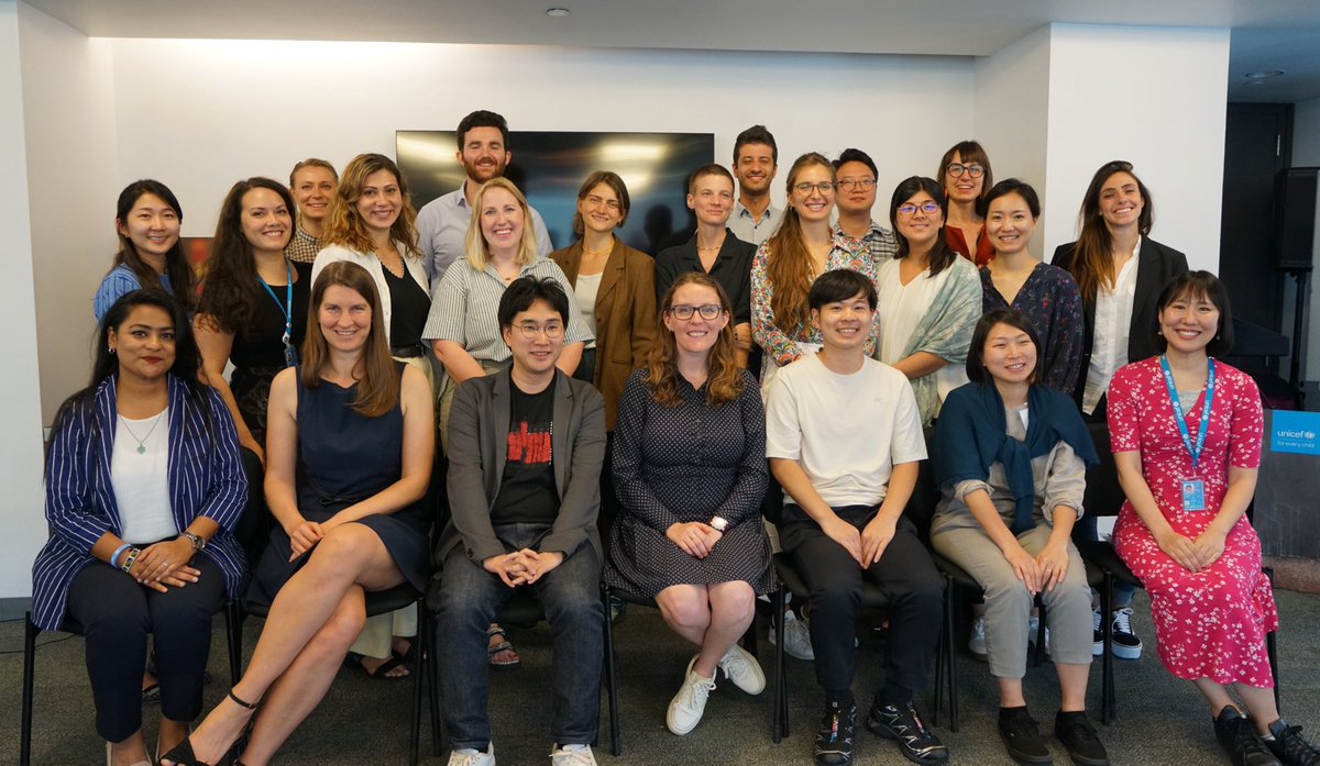unicefchief's tweet photo. A delight to speak with young professionals this week who are joining UNICEF in our mission to improve the lives of children everywhere.

We are grateful to them and the donors who are helping to bring young talent to the task of addressing complex challenges for children. https://t.co/gZCaLC002f