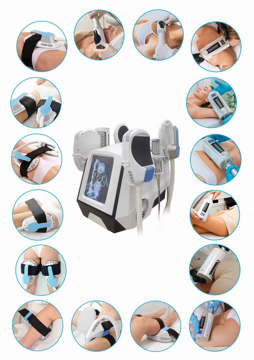 yjfVictor's tweet photo. 5 in 1 Emslim Machine:

4 handpieces for belly,arm,leg and buttocks treatment

1 cushion for pelvic floor muscle treatment.

Welcome to contact us for better price. https://t.co/W966kavegn