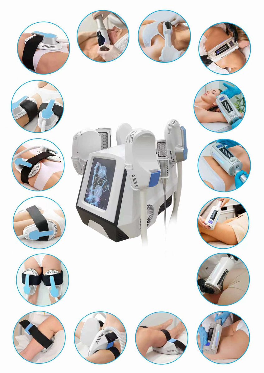 yjfVictor's tweet photo. 5 in 1 Emslim Machine:

4 handpieces for belly,arm,leg and buttocks treatment

1 cushion for pelvic floor muscle treatment.

Welcome to contact us for better price. https://t.co/W966kavegn