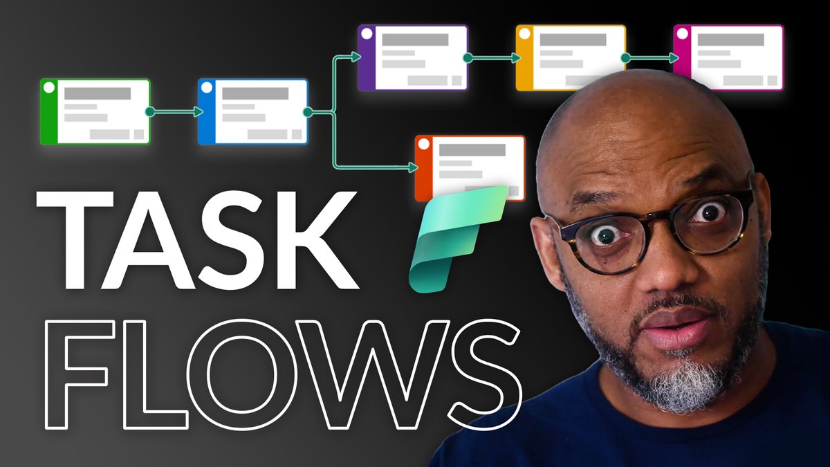 Tired of drawing out your flow on a whiteboard and it getting erased? Now you can use task flows within #MicrosoftFabric to lay things out. @PatrickDBA gets you started! Watch on YouTube - guyinacu.be/taskflows