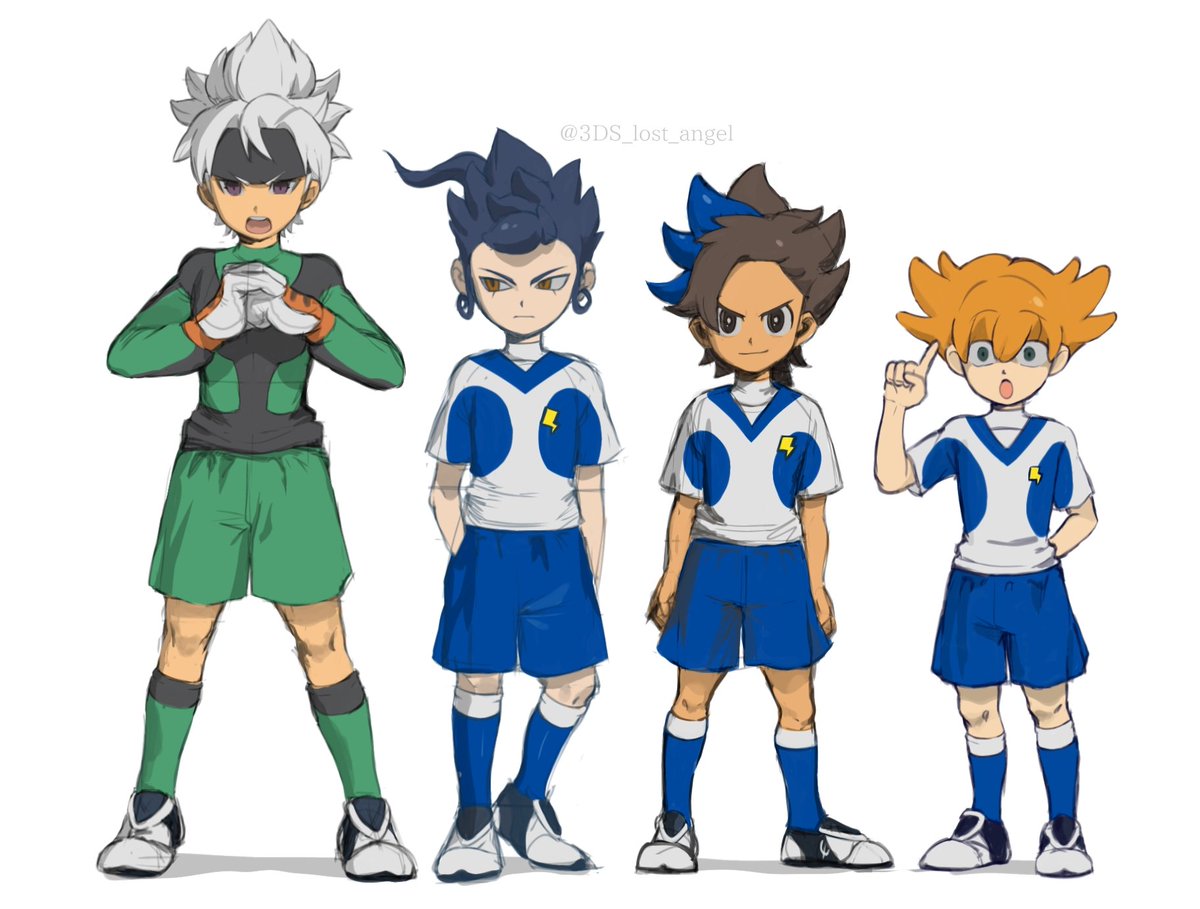 3DS_lost_angel's tweet photo. イナギャラのメンツ https://t.co/va1qDVDuAO