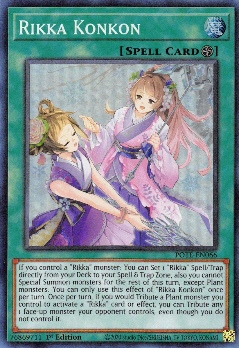 JustNoahOK's tweet photo. @MBTYuGiOh Sunavalon has a ton of SOPT, aromaseraphy Jasmin is also known for being SOPT, but it doesn't stop here! Rikka Konkon's tribute for cost effect is A SOFT AS WELL!!! https://t.co/3H9dUrU7RK
