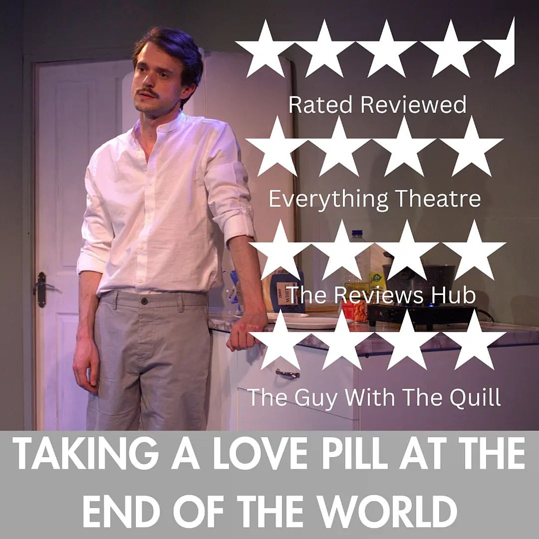 In case you hadn’t already heard the good news, we're doing a pretty impressive job over here at @thehopetheatre... 
Grab your tickets to see our 'extraordinary' show Taking a Love Pill at the End of the World, on now until the 1st June 🎟ticketsource.co.uk/thehopetheatre…
📸bethanymonklane
