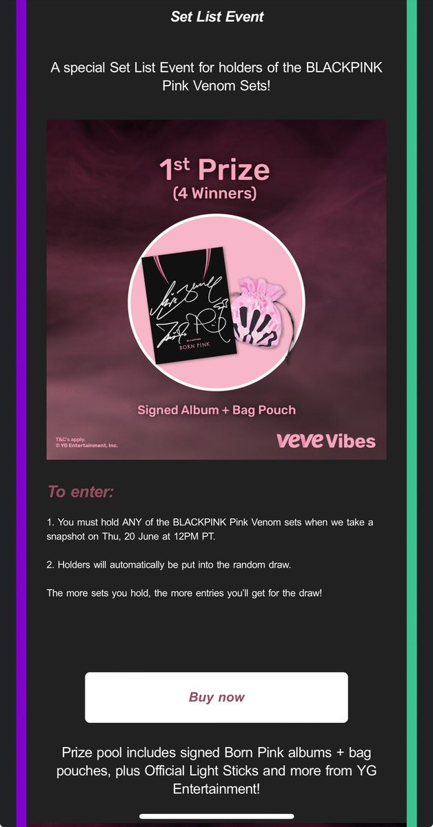 Set holders rejoice. 4 Winners… Good Luck 🍀

#VeVe #VeVefam <a href="/veve_official/">VeVe | Digital Collectibles</a> #BLACKPINK