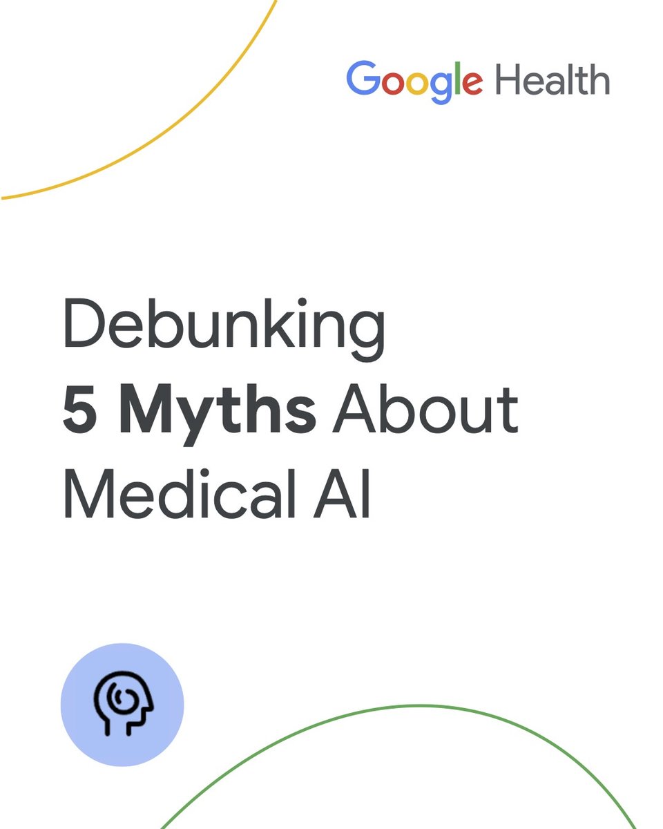 Through compiling data from a worldwide retinal disease screening program, a team of @Google Health researchers assembled these 5 myths about medical AI – and the facts that make up the reality of the future of AI in global health. 👇 goo.gle/4bJWxOZ