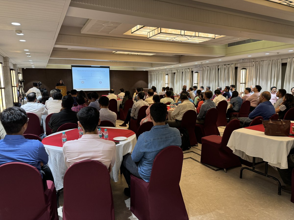 oraunak's tweet photo. Wow! Wealth Management series has always had a full house @PPFAS FOF

Ms Deepika More (Manager - Legal &amp; Compliance) presenting on Estate &amp; Succession Planning. 

Video will be released soon on our YouTube Channel. https://t.co/18bAYknKCK