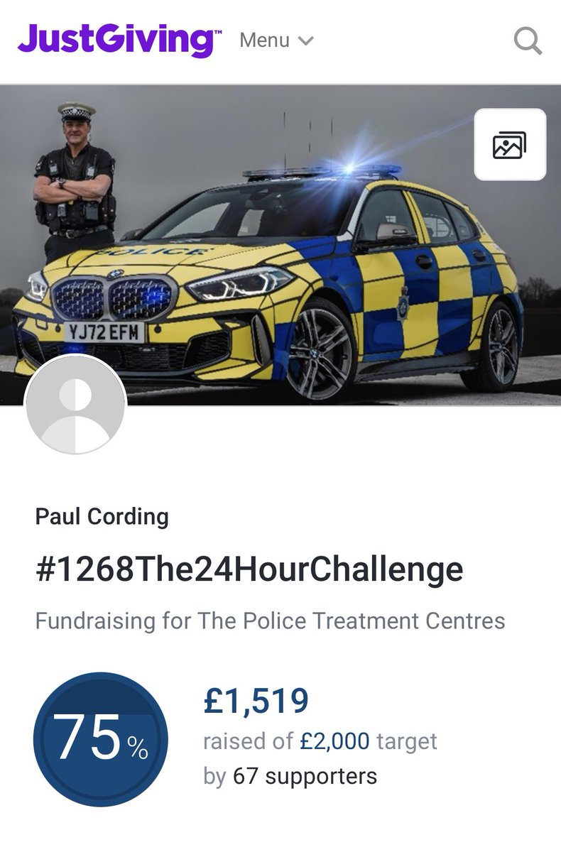 You lot are simply A-MAY-ZING! Over £1500 in less than 24 hours, I can’t thank you enough for your support & generosity. It truly will make a huge difference to @PTCentres so thank you from the bottom of my heart💙 justgiving.com/page/paul-cord…